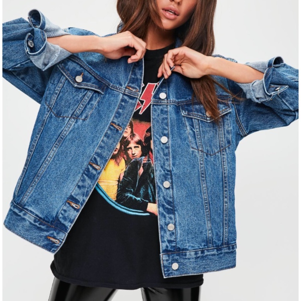 oversized denim jacket